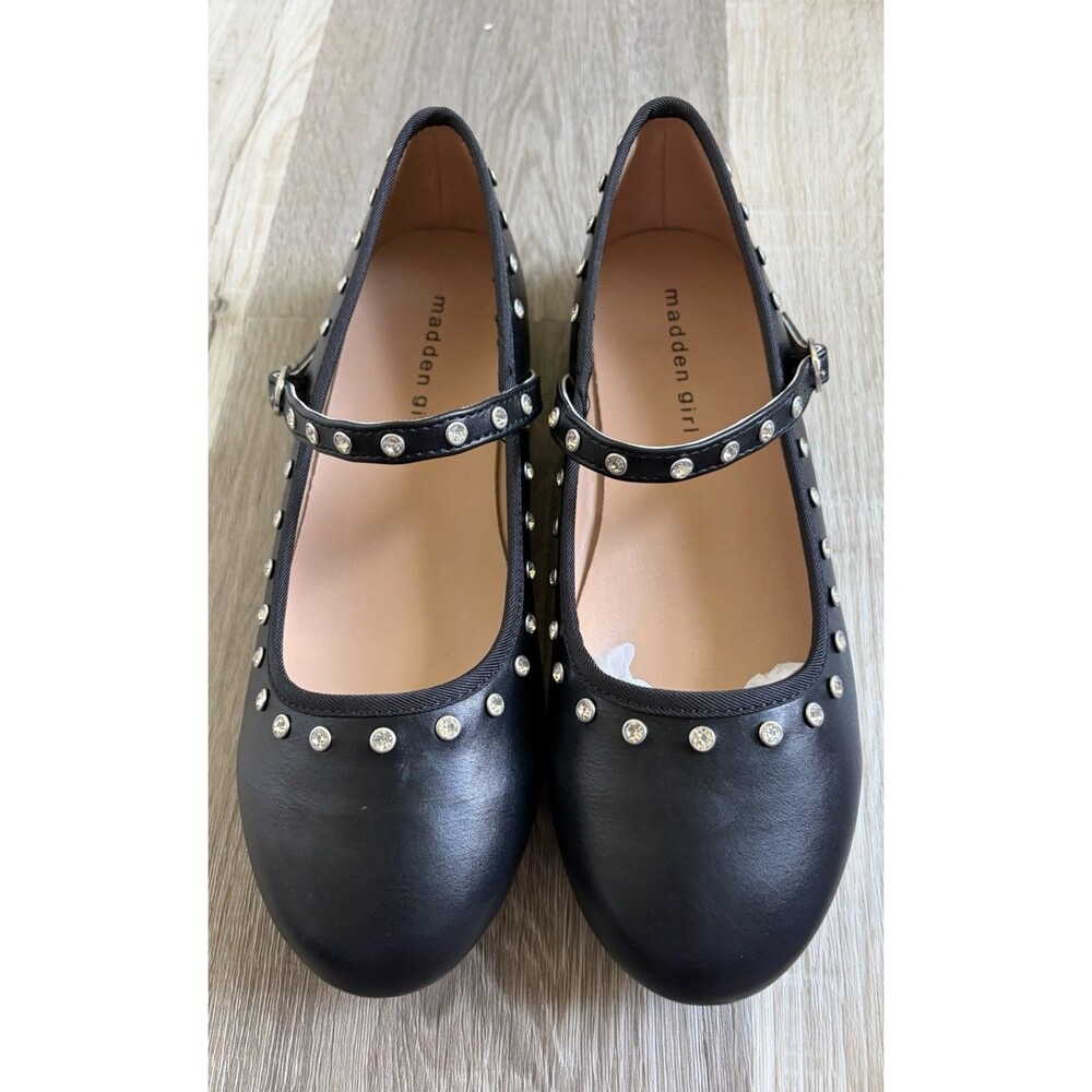 Girls Madden Girl Black Shoes Size 5 NIB